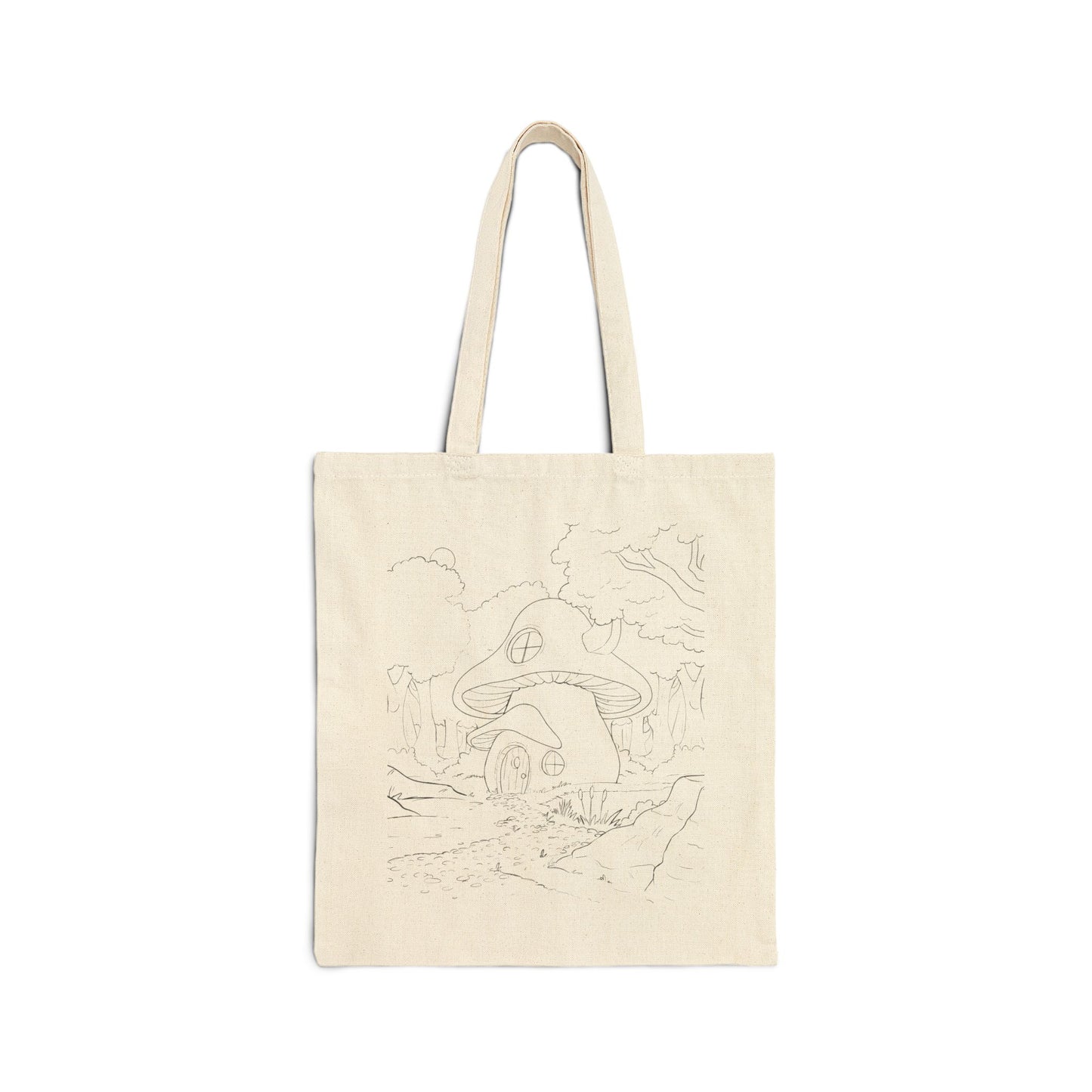 Mushroom Hut Tote Bag