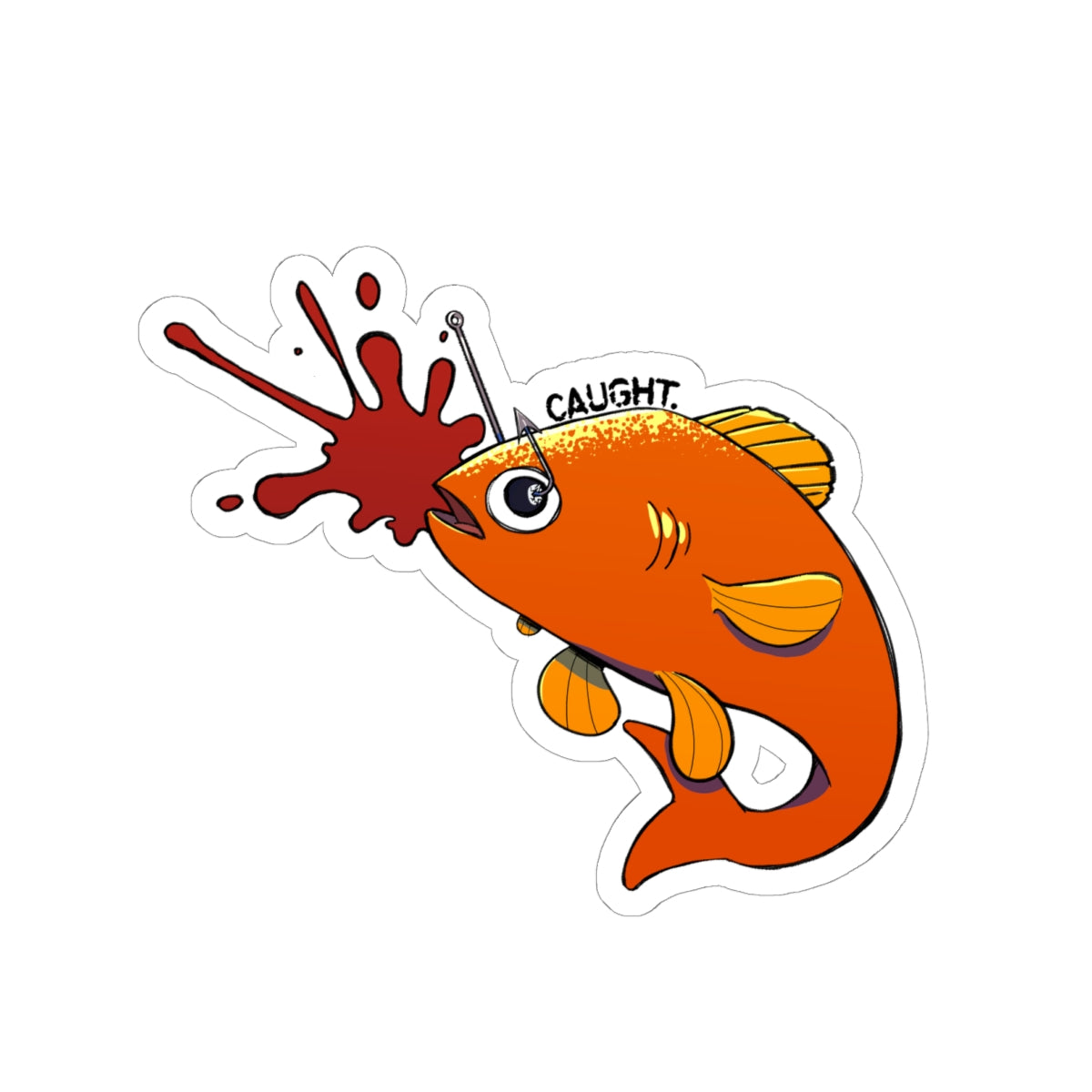 Caught Fish Sticker