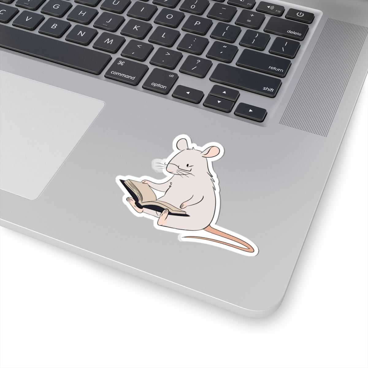 Reading Mouse Sticker