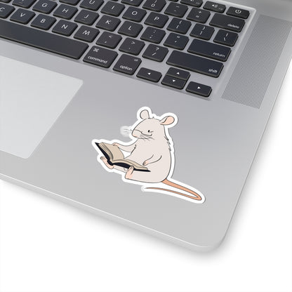 Reading Mouse Sticker