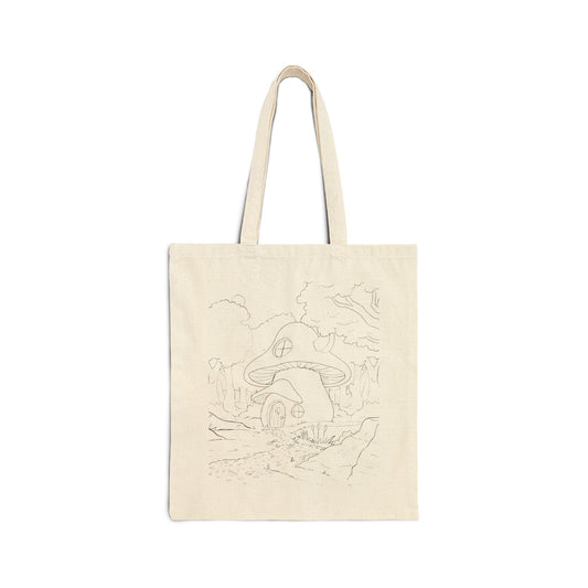 Mushroom Hut Tote Bag