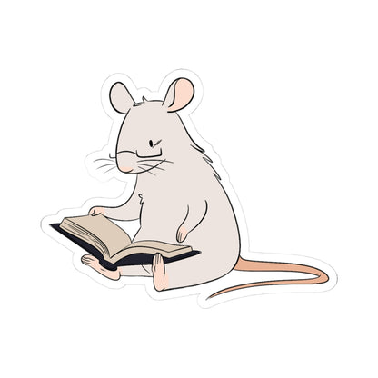 Reading Mouse Sticker